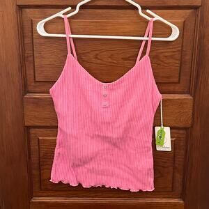 PJ Salvage RPLCST Pink Rose Pajama Top sz XS NWT's